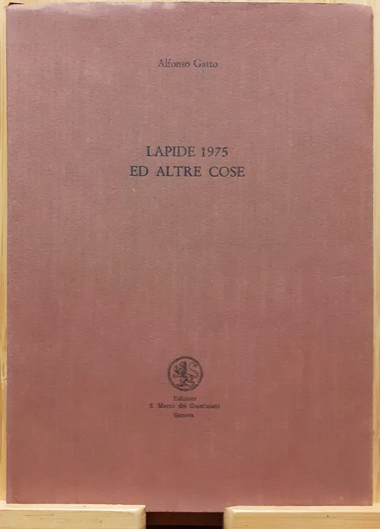Alfonso Gatto Lapide 1975 ed altre cose | Immagine Gallery 1