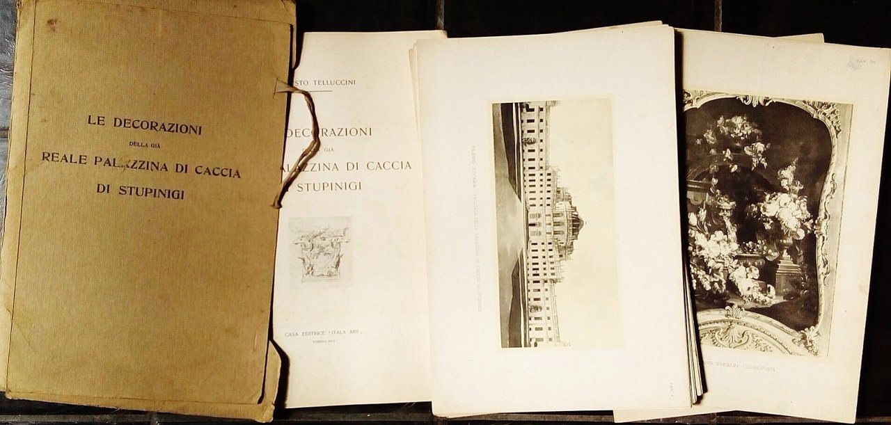 Le decorazioni Reali Palazzina di caccia di Stupinigi 1924