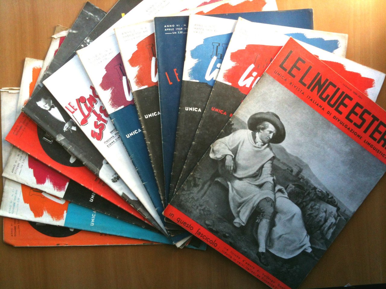 Le Lingue Estere annata completa 12 pezzi 1939