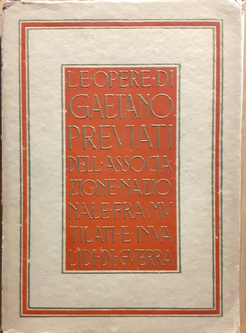 Le opere di Gaetano Previati dell'Associazione Nazionale fra Mutilati ed …