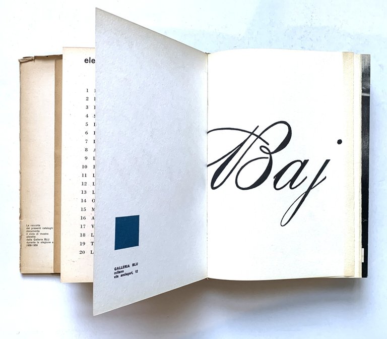 Le presenze 1958-1959 (Galleria Blu, Milano) | Immagine Gallery 2