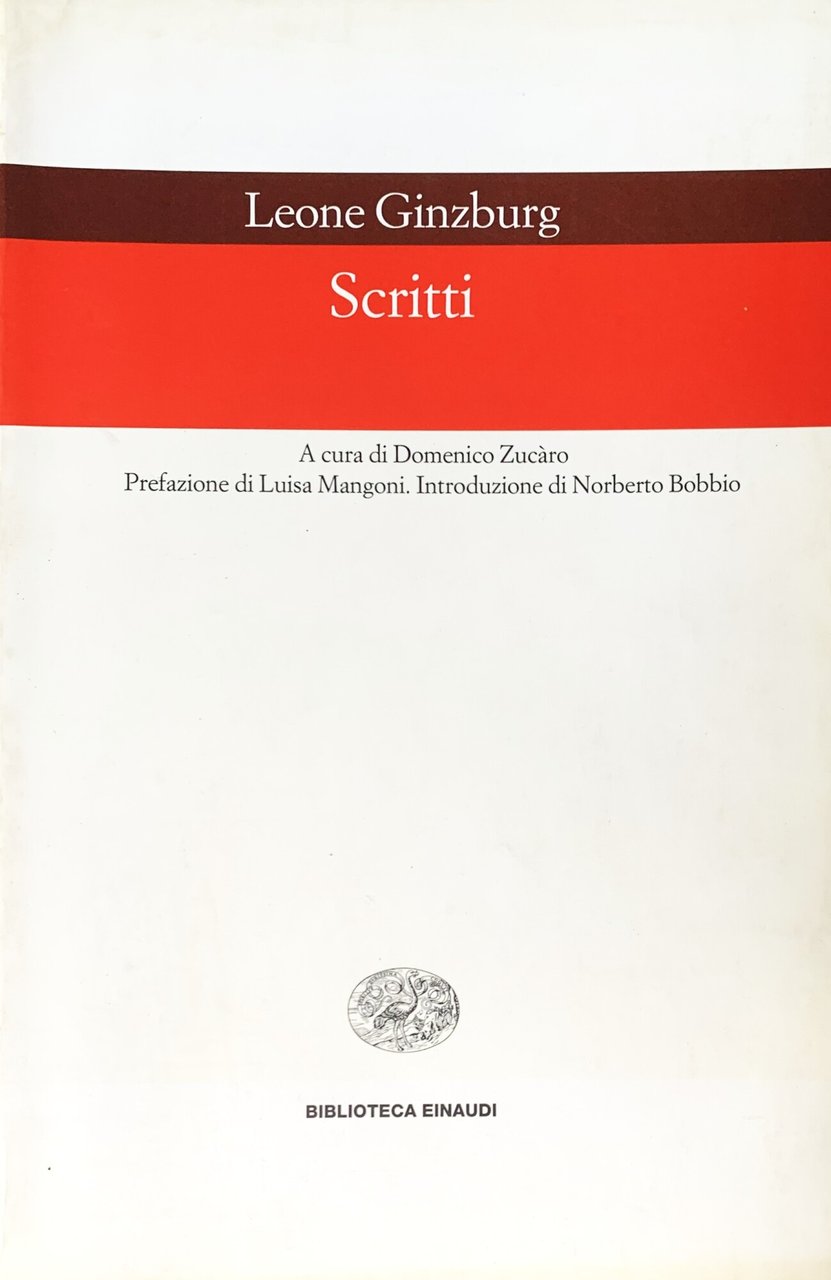 Leone Ginzburg. Scritti | Immagine principale