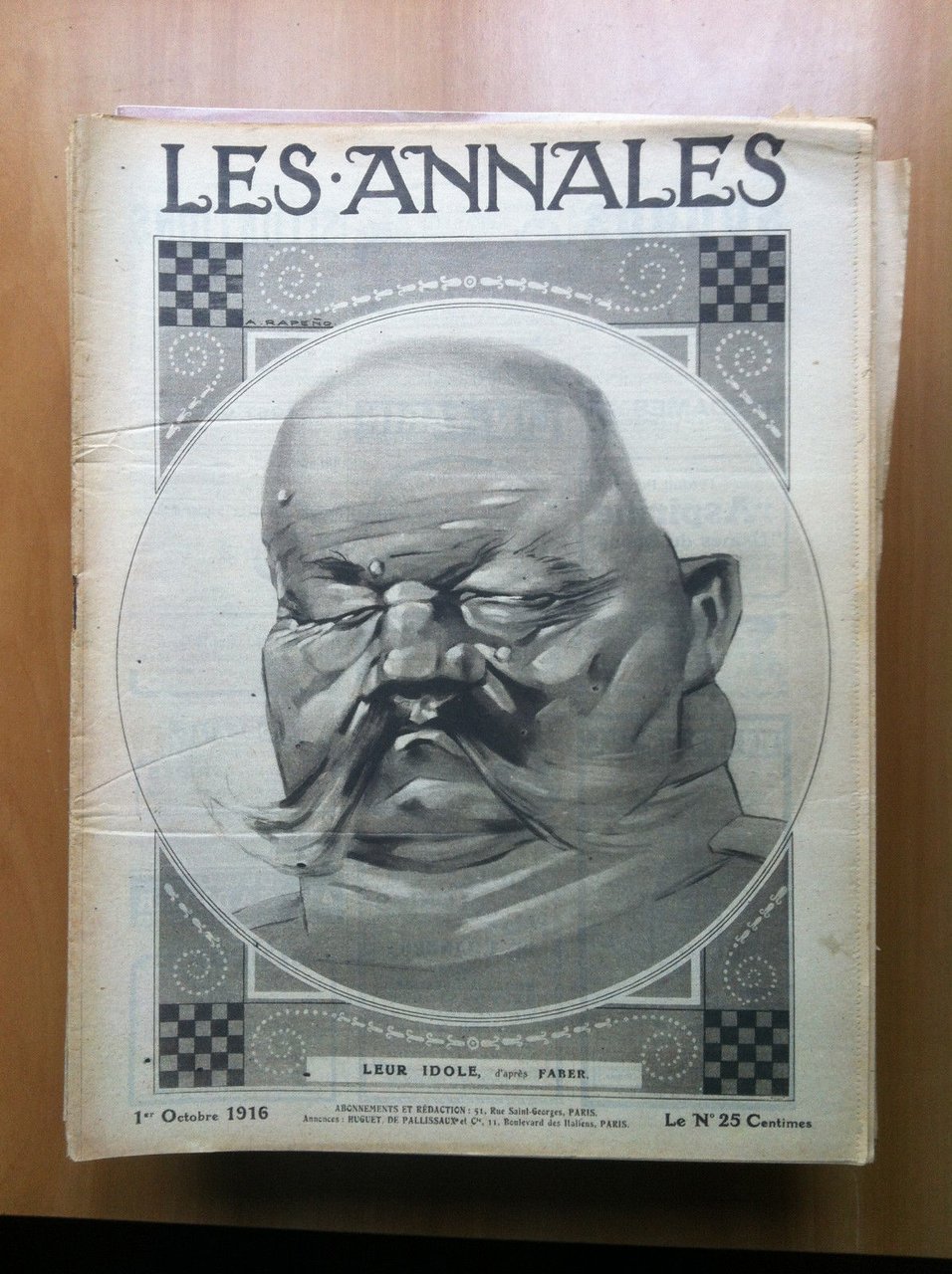 Les Annales politiques et littéraires 1 Octobre 1916 - E14361