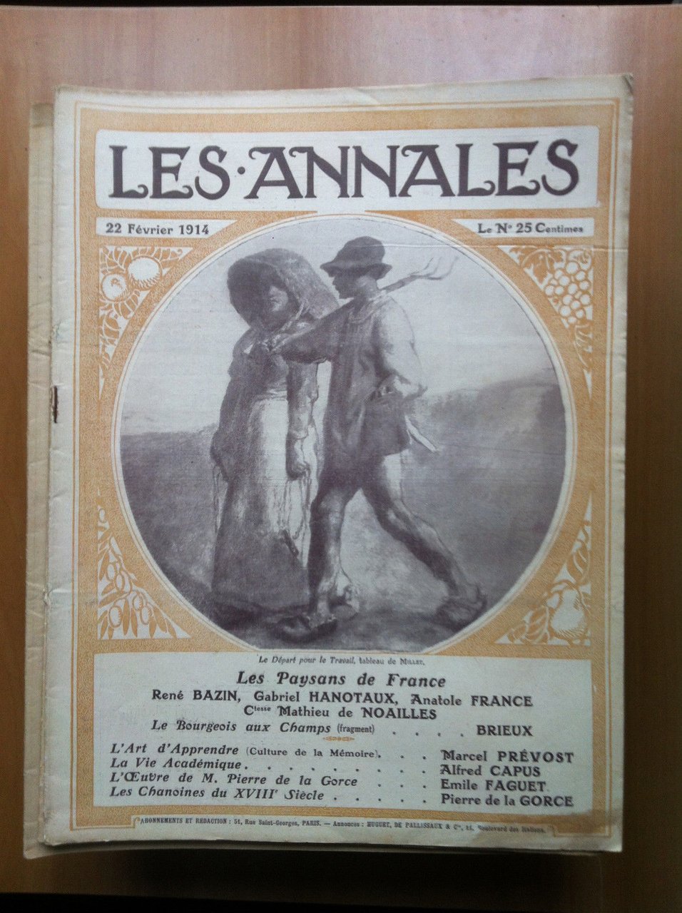 Les Annales politiques et littéraires 22 Février 1914 - E14355 | Immagine principale