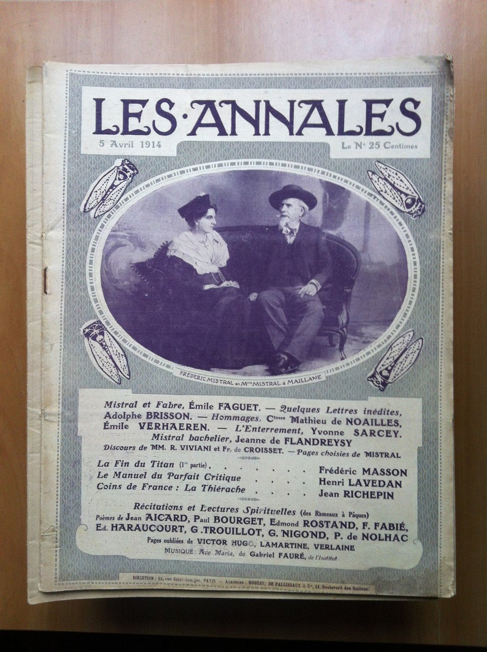 Les Annales politiques et littéraires 5 Avril 1914 - E14357