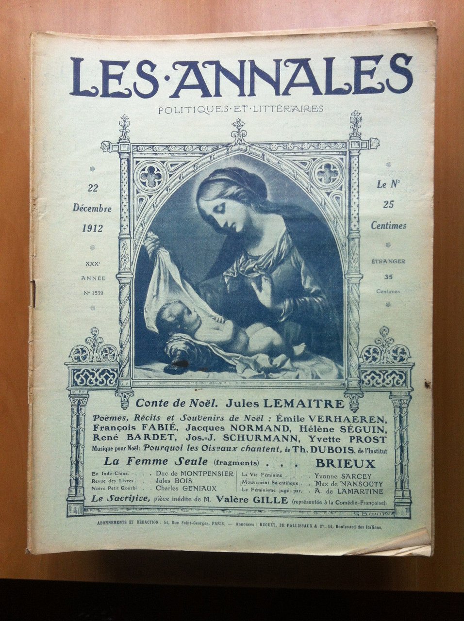 Les Annales politiques et littéraires XXX^ Année n^ 1539 - … | Immagine principale