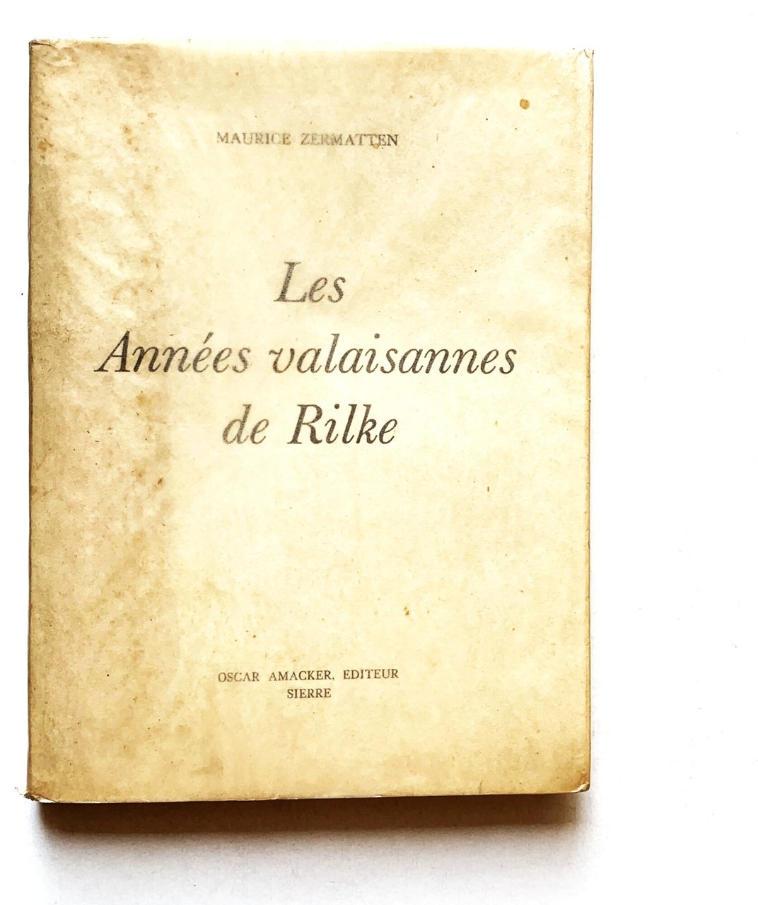 Les Années valaisannes de Rilke | Immagine principale
