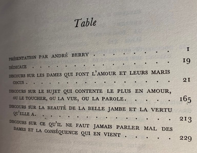 Les plus verts discours des dames galantes