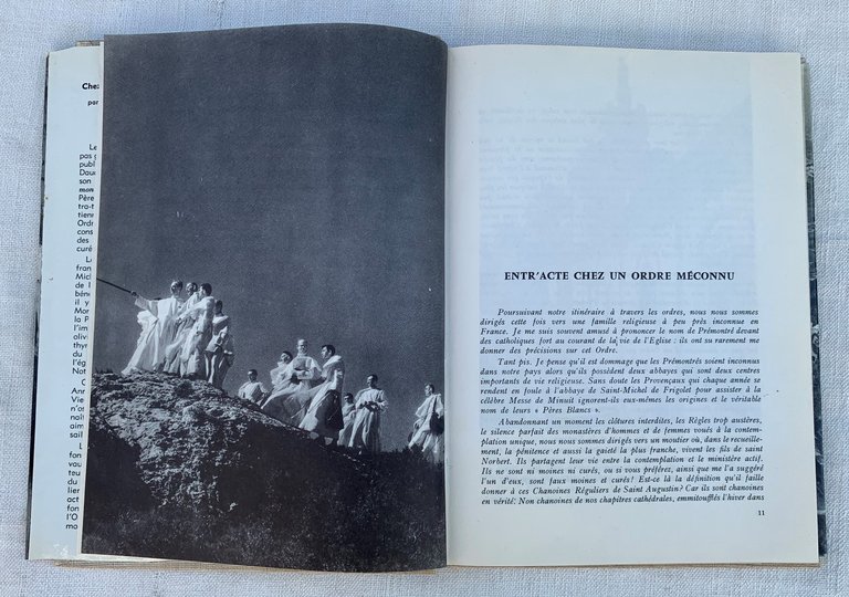 Les Prémontrés. Chès les Pères Blancs de Frigolet