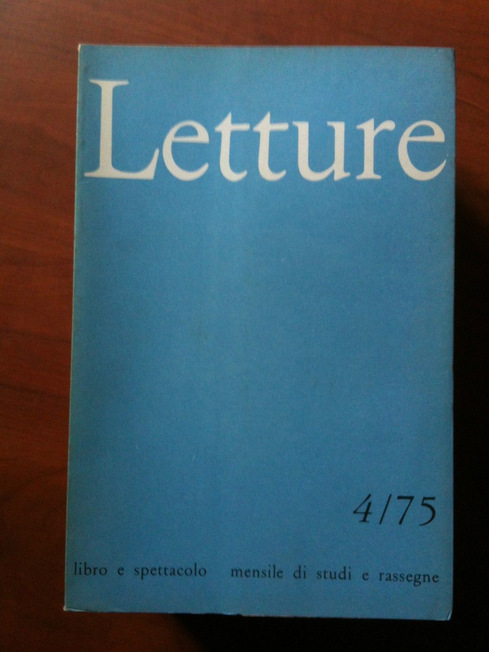 LETTURE rassegna critica del libro e dello spettacolo Anno XXX … | Immagine principale