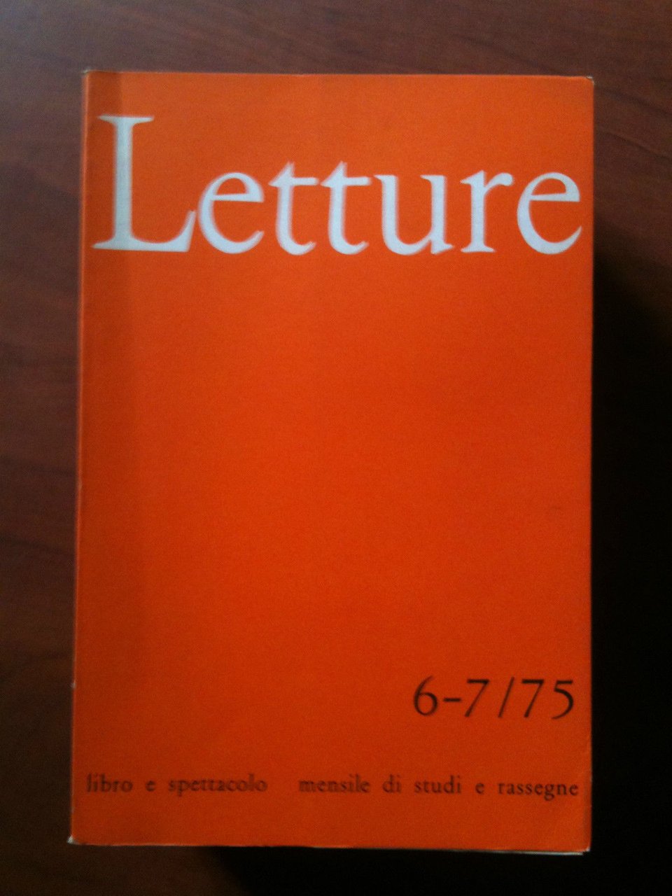 LETTURE rassegna critica del libro e dello spettacolo Anno XXX …