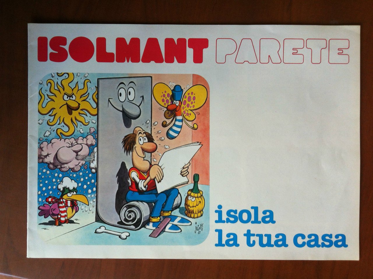 Libretto originale Isolmant Parete disegni Iacovitti - E19522