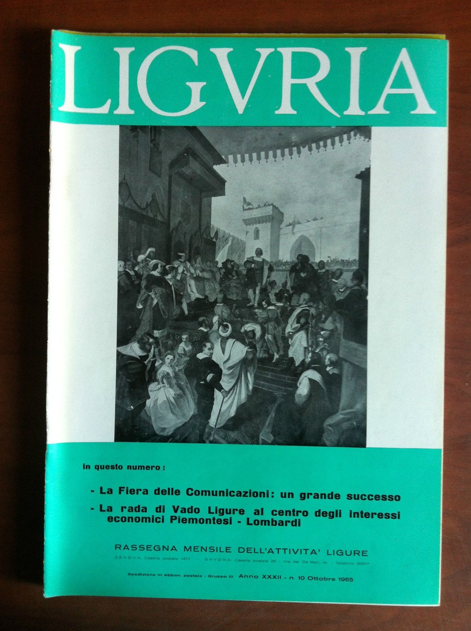 Lifuria Anno XXXII n^ 10 Ottobre 1965 - E10293