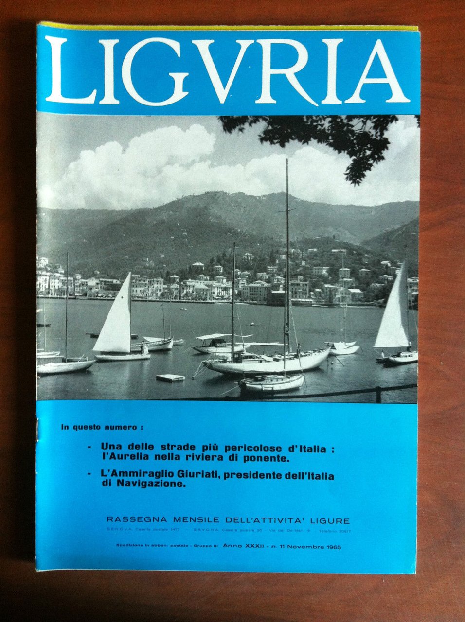 Lifuria Anno XXXII n^ 11 Novembre 1965 - E10294