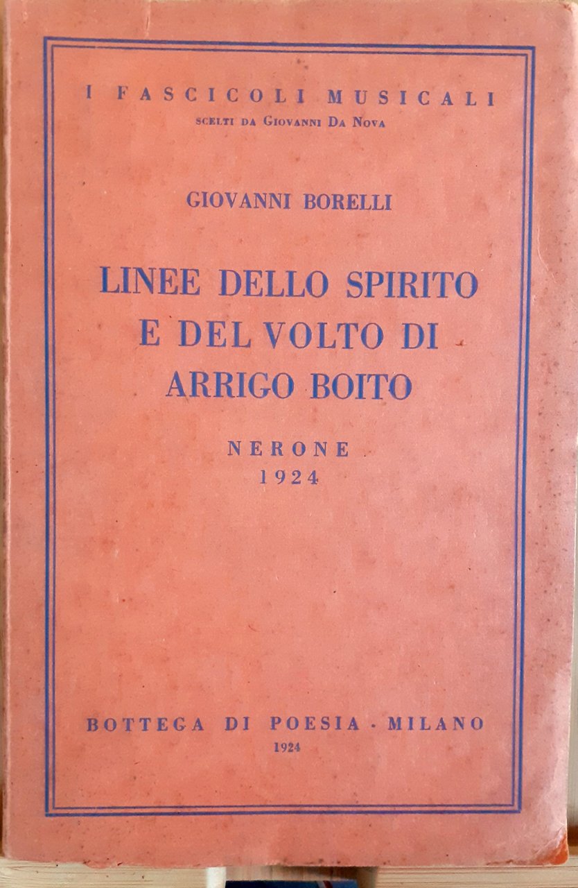 Linee dello spirito e del volto di Arrigo Boito - …