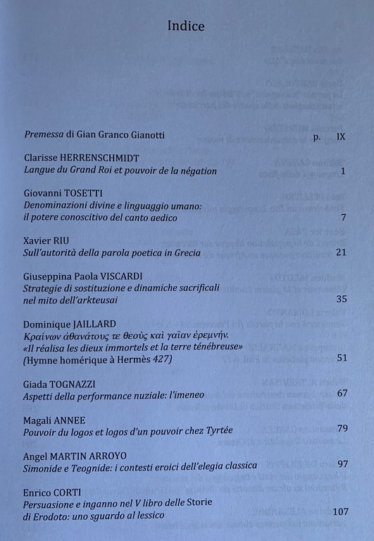 LINGUAGGI del POTERE, POTERI del LINGUAGGIO/ LANGAGES du POUVOIR, POUVOIRS …