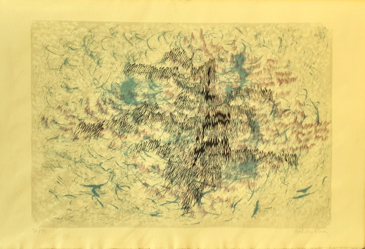 Litografia originale tiratura 92/99 di Yoshiko Noma 1967