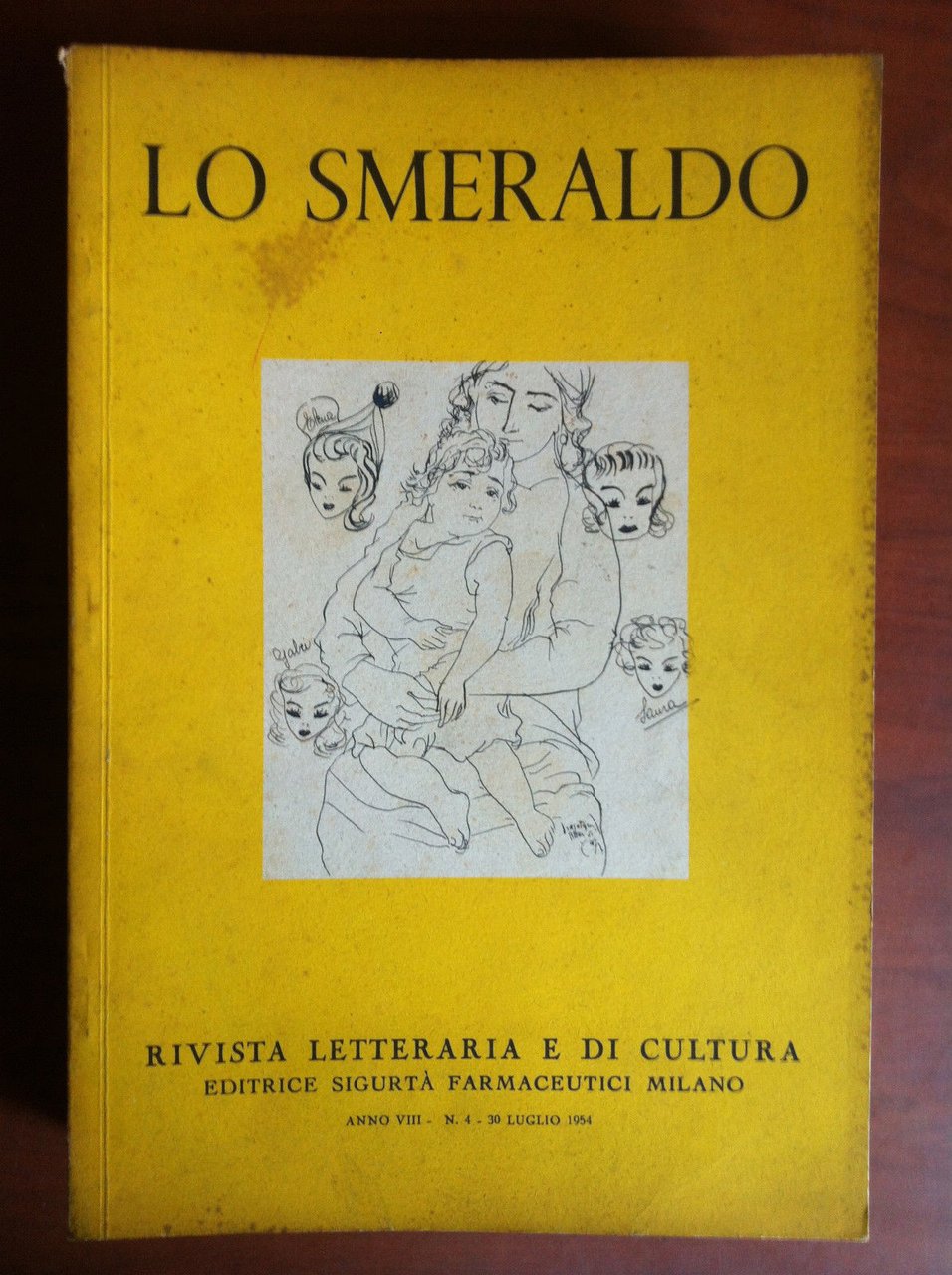 Lo Smeraldo Anno VIII n^ 4 - 30 Luglio 1954 … | Immagine principale