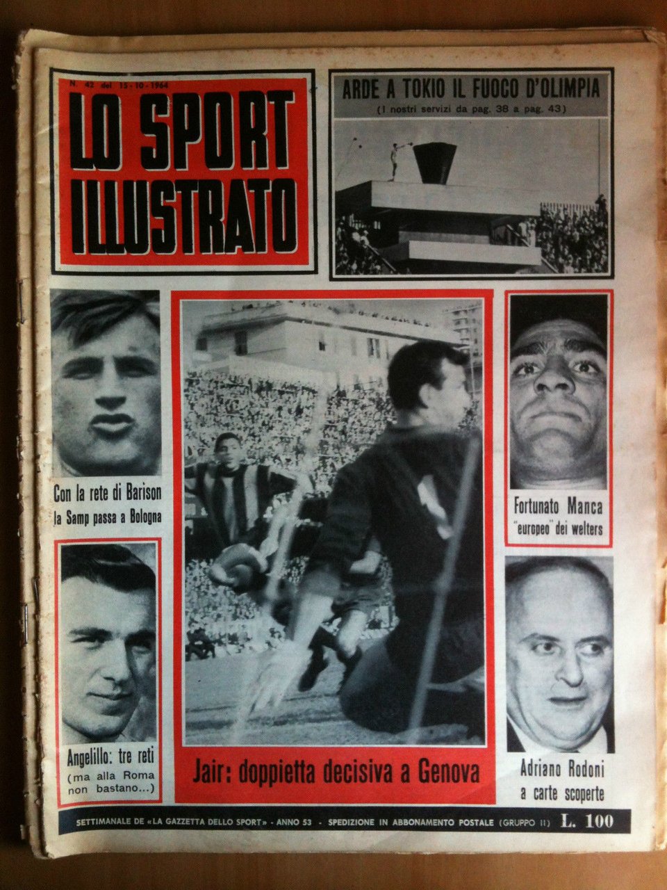 Lo Sport Illustrato n^ 42 Ottobre 1964 settimanale de "La … | Immagine principale