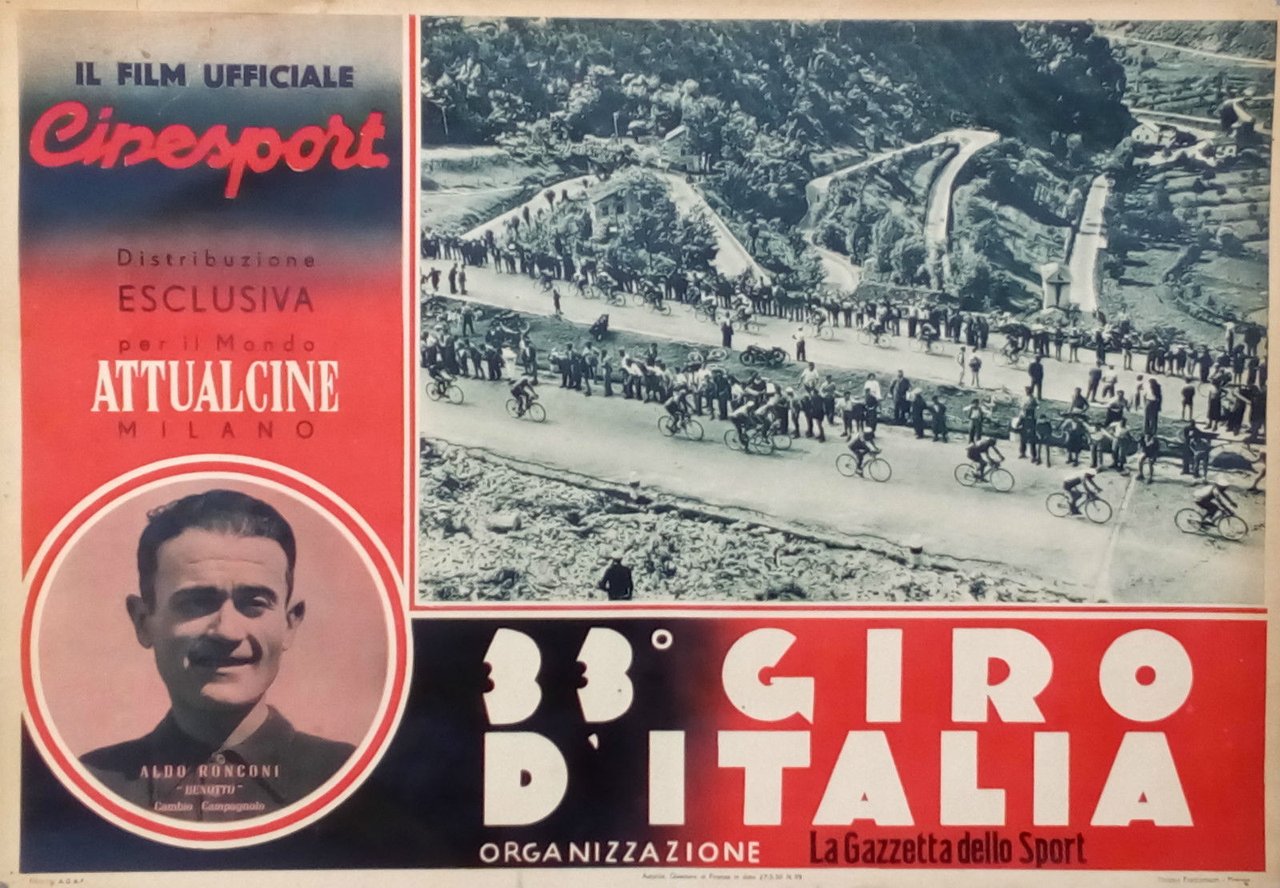 locandine Cinesport 33^ Giro d'Italia 1950