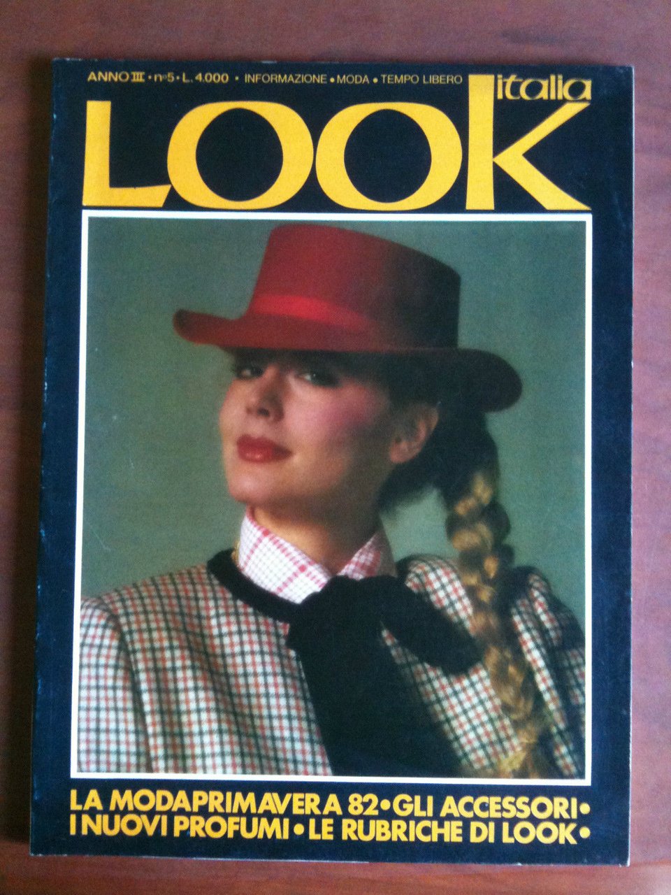 Look Italia Anno III n^ 5 Marzo 1982