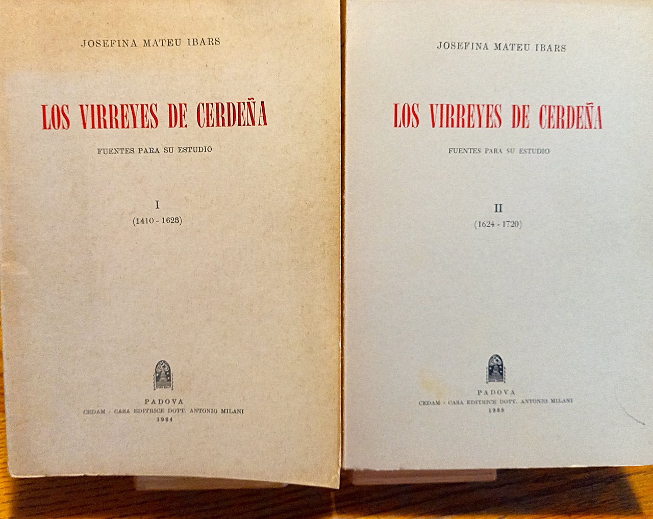 Los Virreyes de Cerdeña. Fuentes para su estudio. Vol. I …