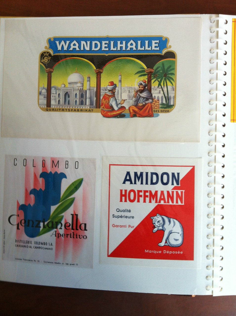 Lotto di 3 etichette originali d'epoca - E19601 | Immagine principale