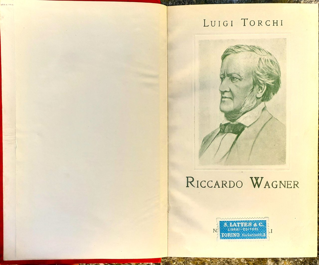 Luigi Torchi Riccardo Wagner Studio Critico Bologna Zanichelli Editore 1890 | Immagine principale