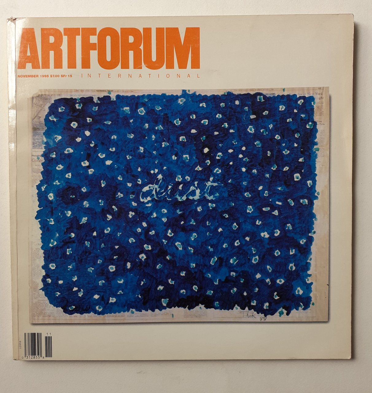 Magazine ARTFORUM N^ 3 Novembre 1995