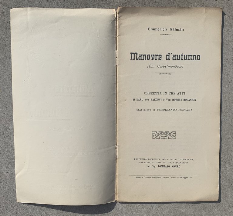 Manovre d'Autunno (Eni Herbstmanöver)