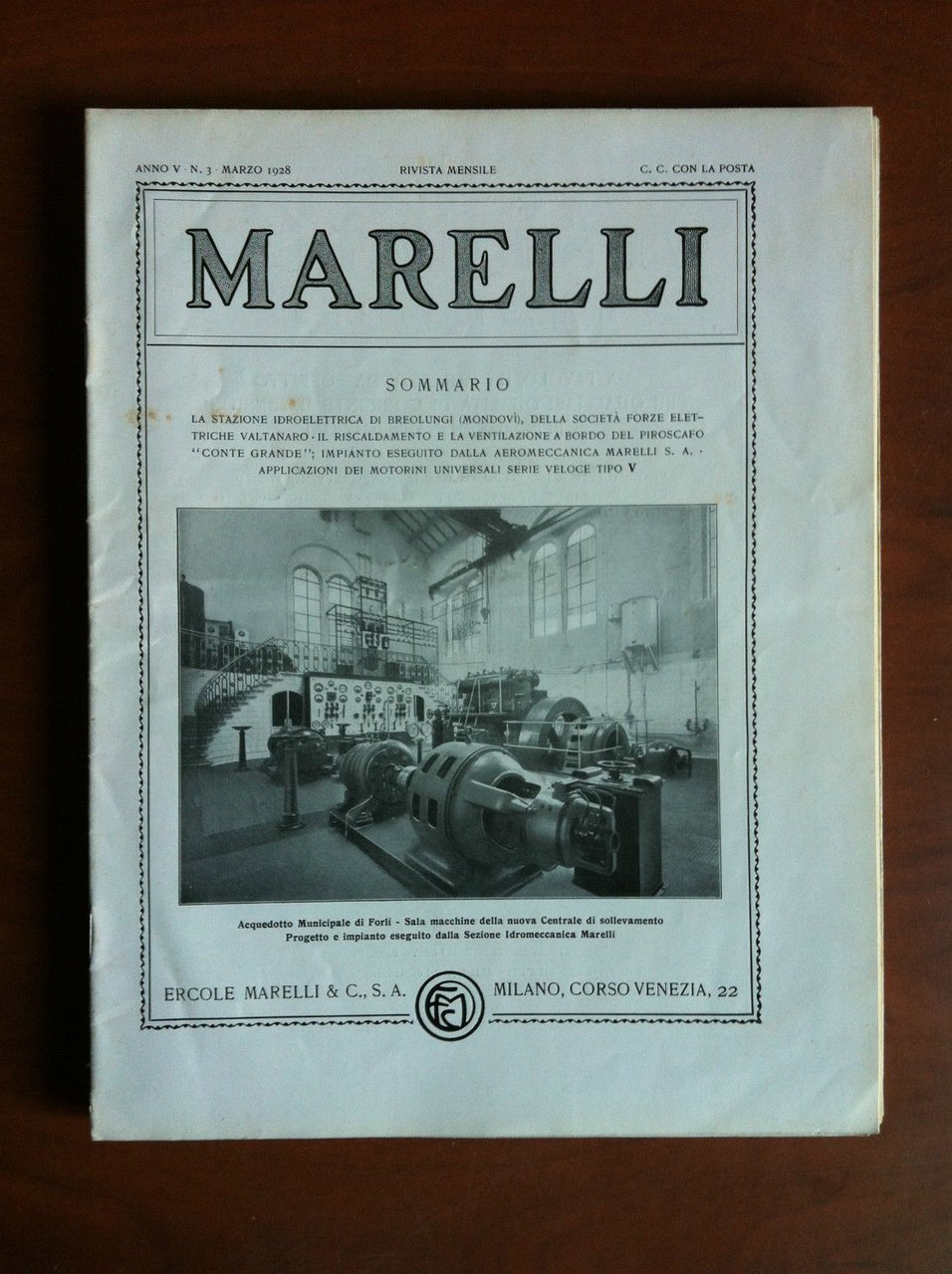marelli Anno V n^ 3 Marzo 1928 - E10141 | Immagine principale