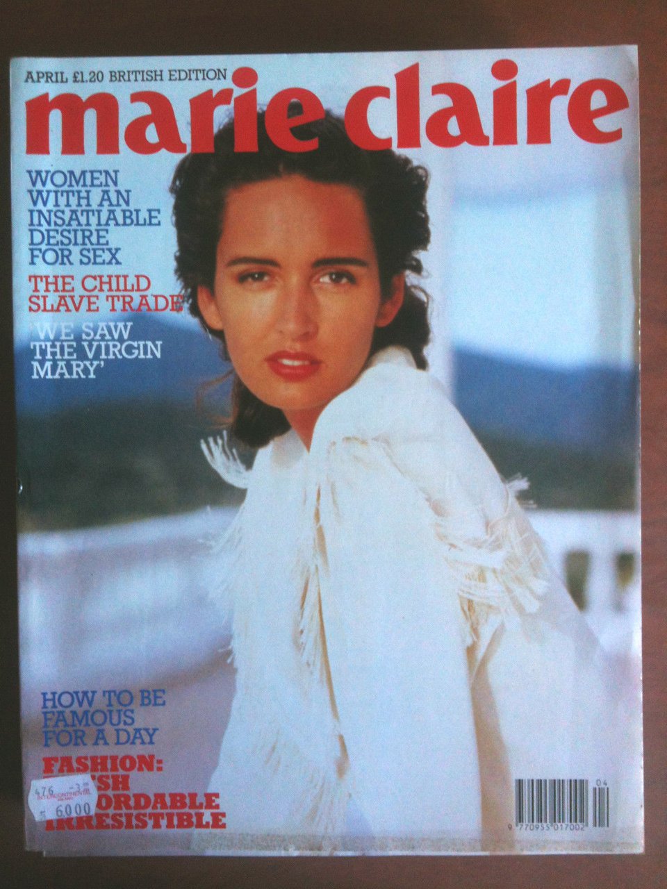 Marie Claire n^ 8 April 1989 Cover: Gail - E8242