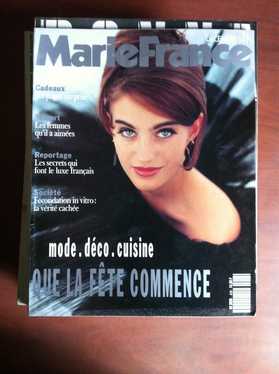 Marie France Décembre 1990 Couverture: Kerrie - E12550