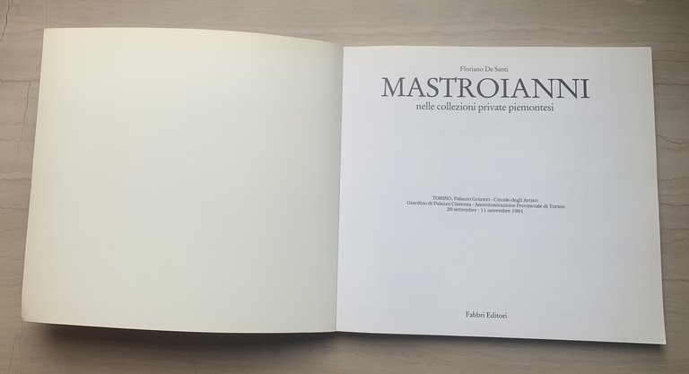 Mastroianni nelle collezioni private piemontesi