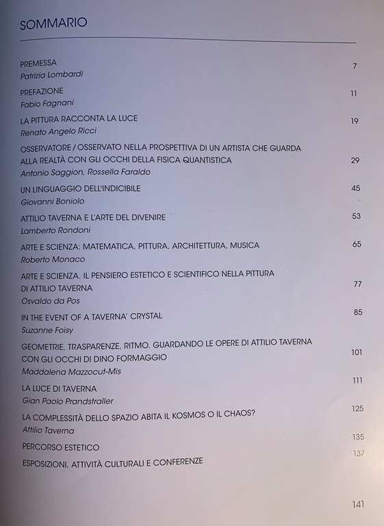 math-art: doppia vita della luce: attilio taverna (Torino, Castello del …