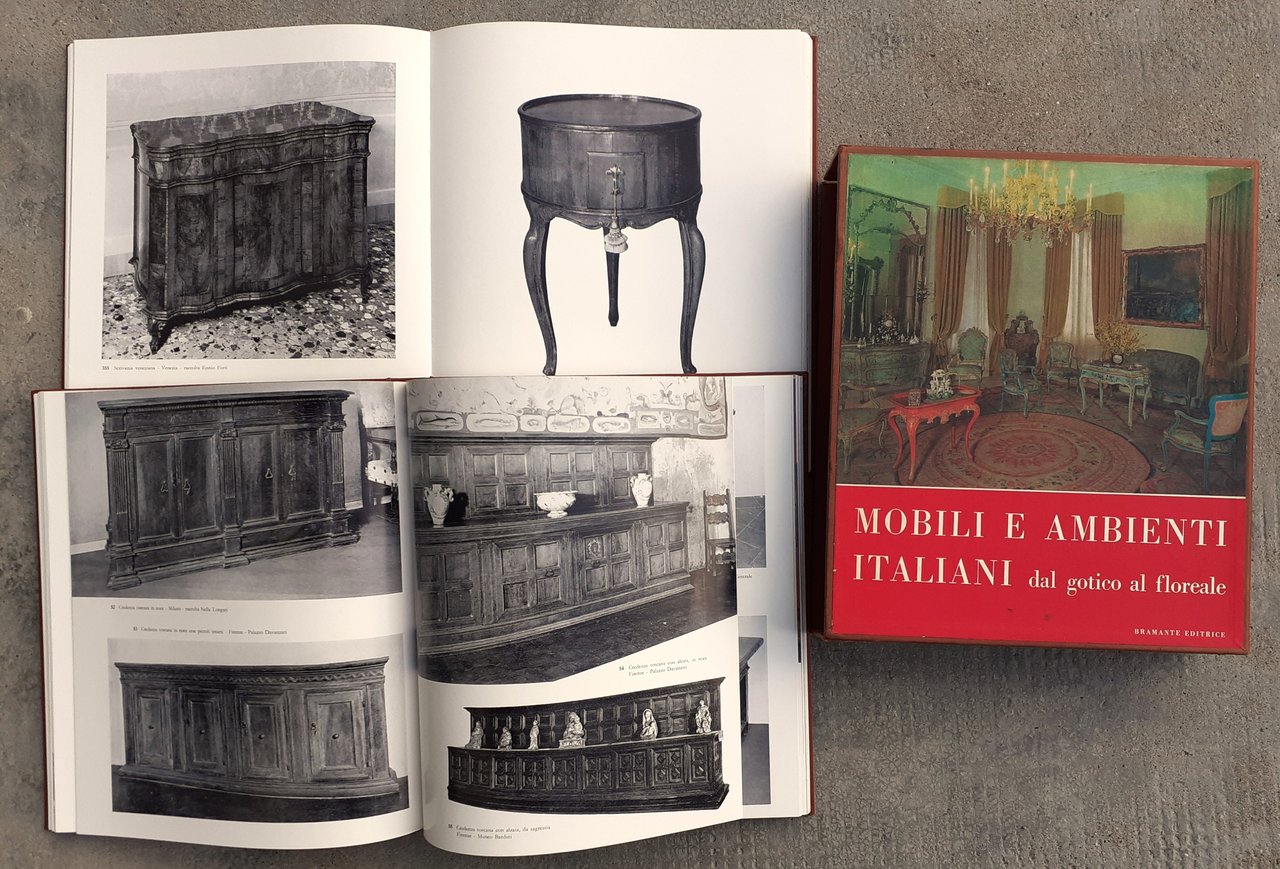 Mobili e Ambienti Italiani dal gotico al floreale (voll. I, …