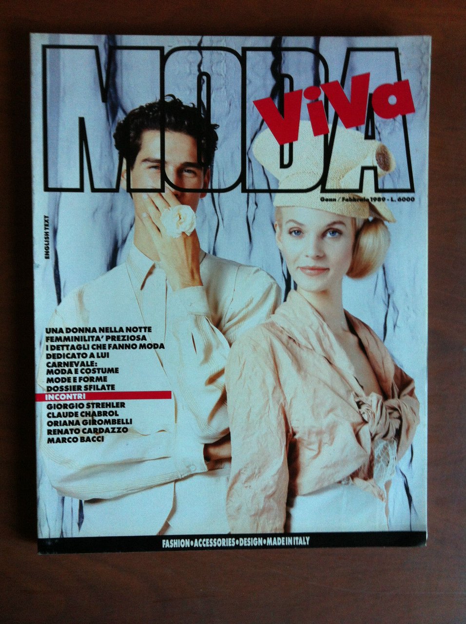 Moda Viva Anno IV n^ 24 Gennaio/Febbraio 1989 - E7928