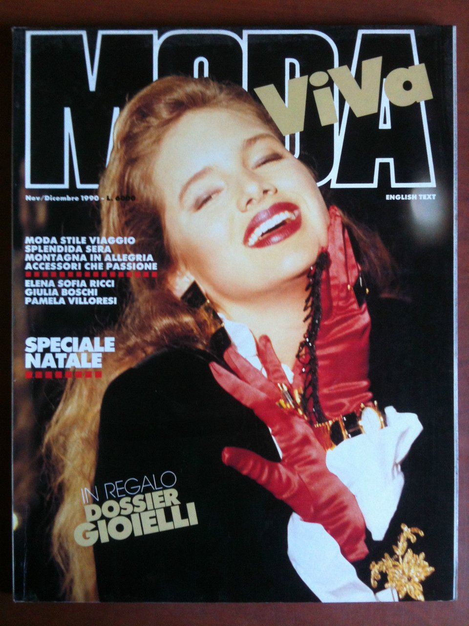 MODA VIVA n^39 annoV Novembre/Dicembre 1990 english text