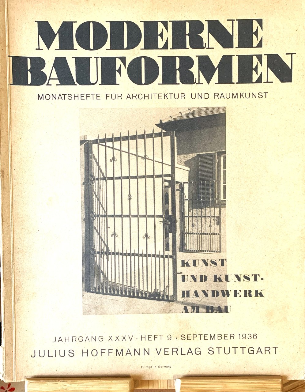 Moderne Bauformen. Monatshefte für Architektur und Raumkunst. Kunst und Kunsthandwerk … | Immagine principale