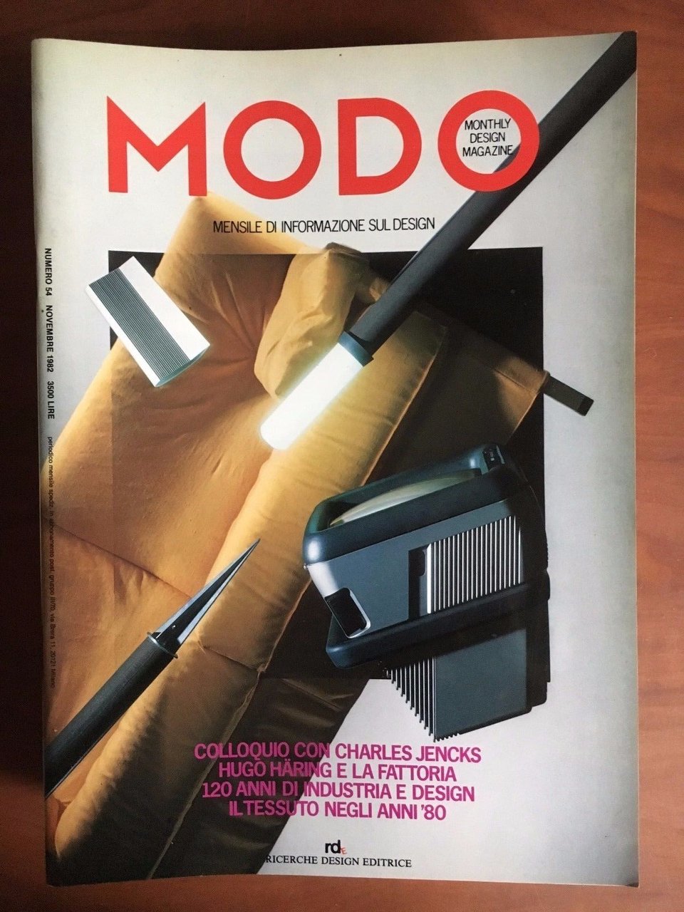 MODO n^ 54 Novembre 1982 Fondatore Alessandro Mendini - E23007