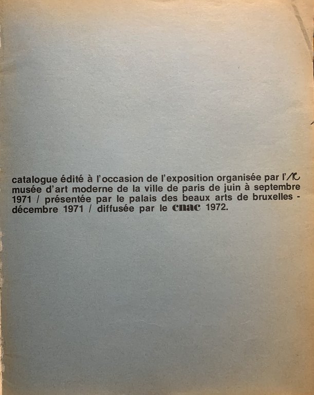 Monory Catologue 1968-1971 Galerie Lapiace 3 Paris | Immagine Gallery 2