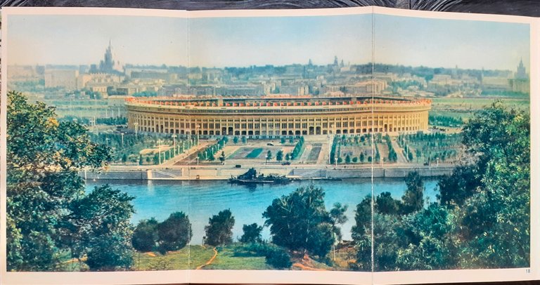 Moskow libretto a fisarmonica con 23 fotolitografie anni '60 ca.
