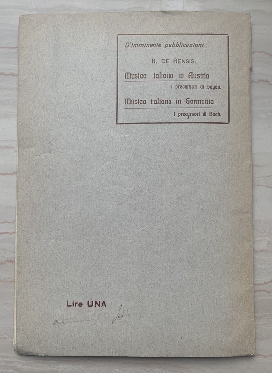 Musica italiana in Francia. La riforma intitolata a Gluck