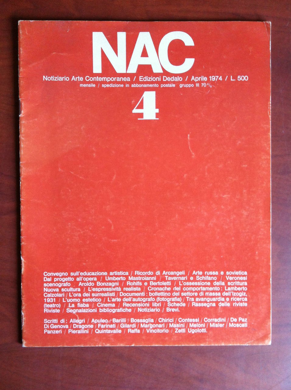 NAC n^ 4 Aprile 1974 - E9505