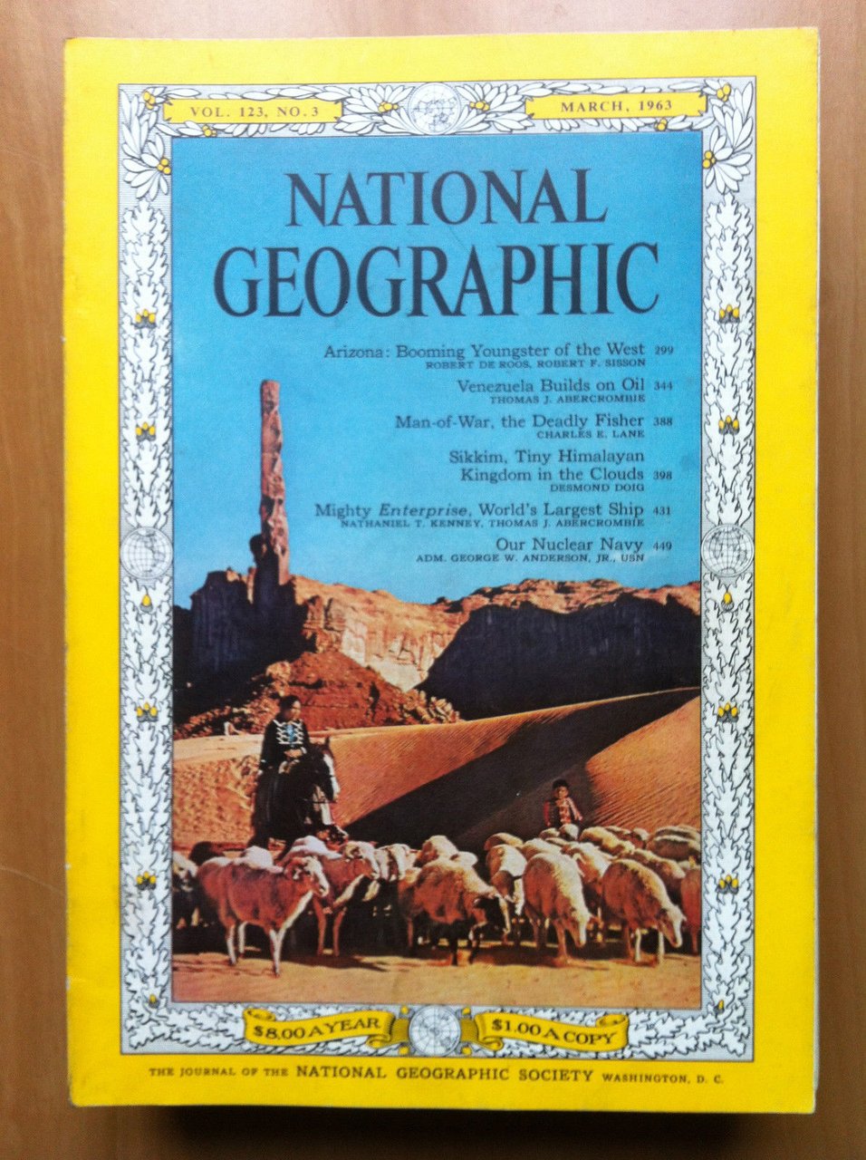 National Geographic Vol. 123 n^ 3 March 1963 - E13831 | Immagine principale