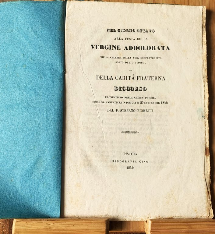 Nel giorno ottavo alla festa della Vergine Addolorata 1842