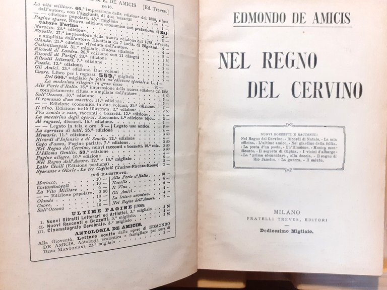 Nel Regno del Cervino Fratelli Treves Editori 1911