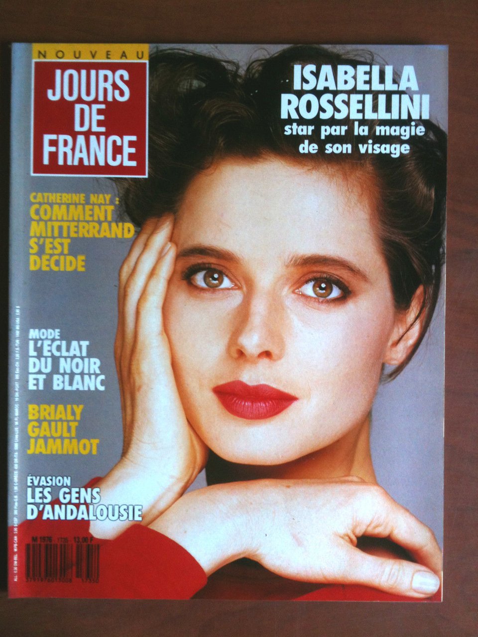 Nouveau Jours de France n^ 1735 Avril 1988 Couverture: Isabella …