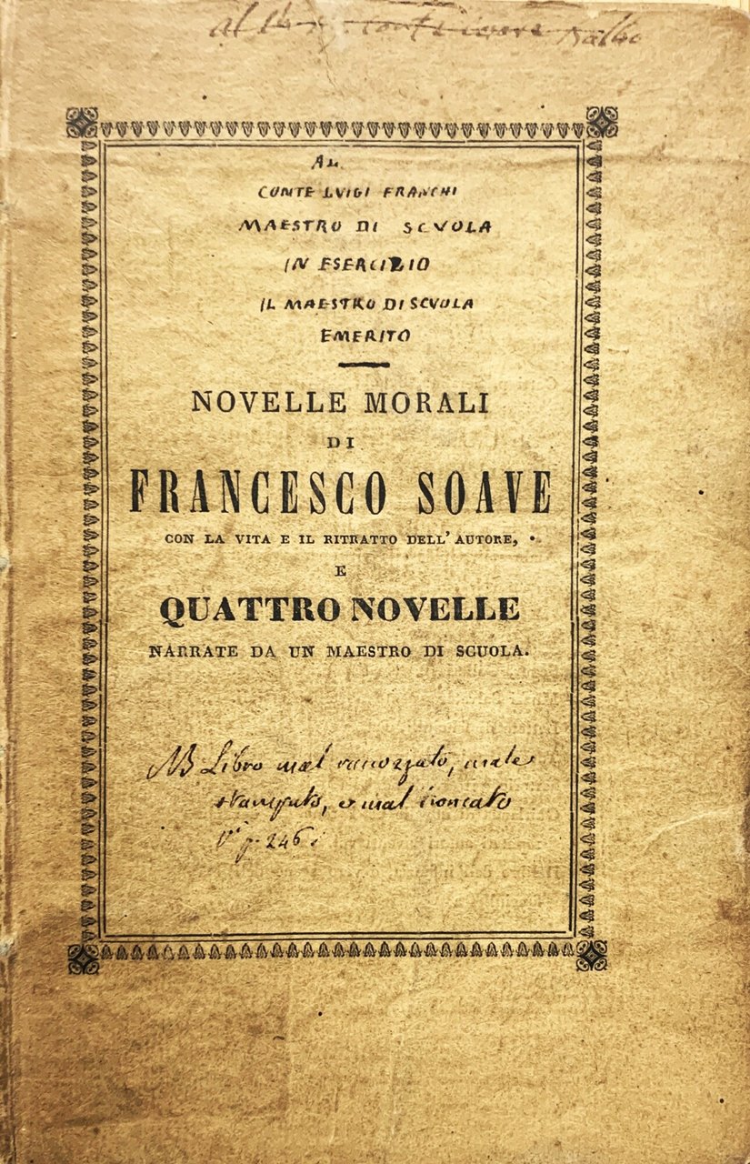 Novelle morali di Francesco Soave con la vita e il … | Immagine principale