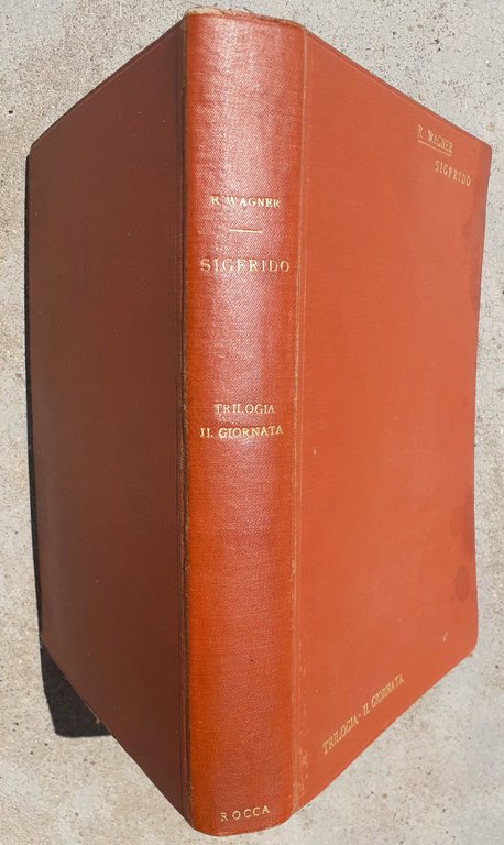Opera completa Riccardo Wagner L'anello del Nibelungo triloga Sigfrido Ricordi …